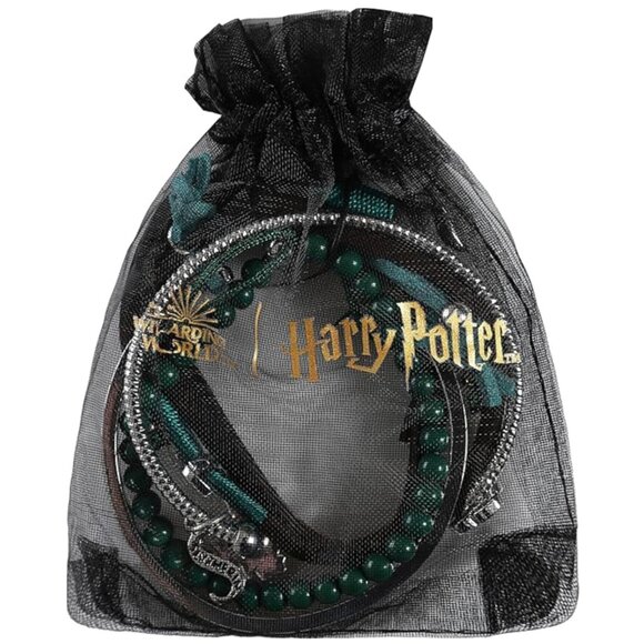 Harry Potter 4 Pack Slytherin Friendship Bracelet Gift Set - Wizarding World - Picture 5 of 5